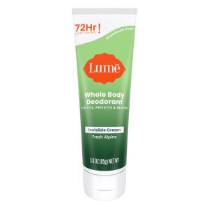 Lume Whole Body Deodorant - Fresh Alpine, 3.0 oz, Aluminum-Free, Hypoallergenic for Sensitive Skin