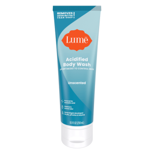 Lume Acidified Body Wash - Unscented, 8.5 fl oz, SLS & Paraben Free, pH-Balanced for Sensitive Skin